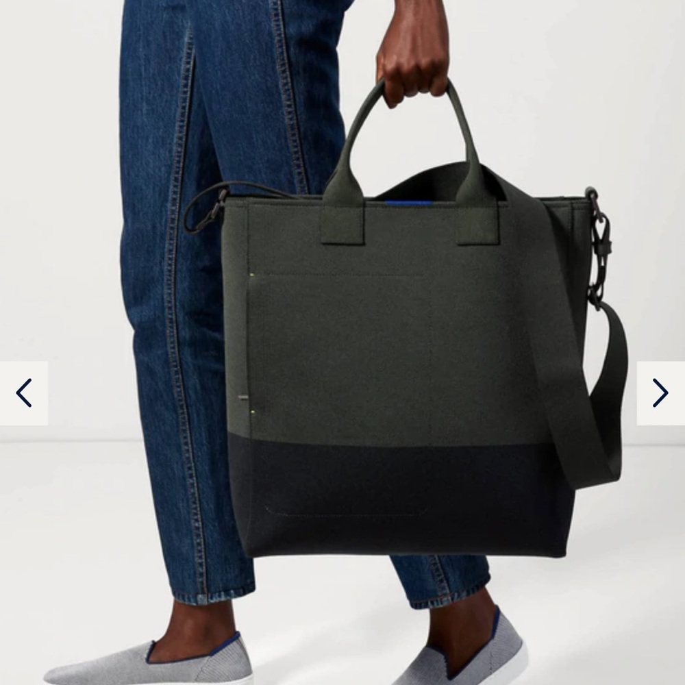 Rothy’s Carryall Bag (Green) (brand new; never been used)